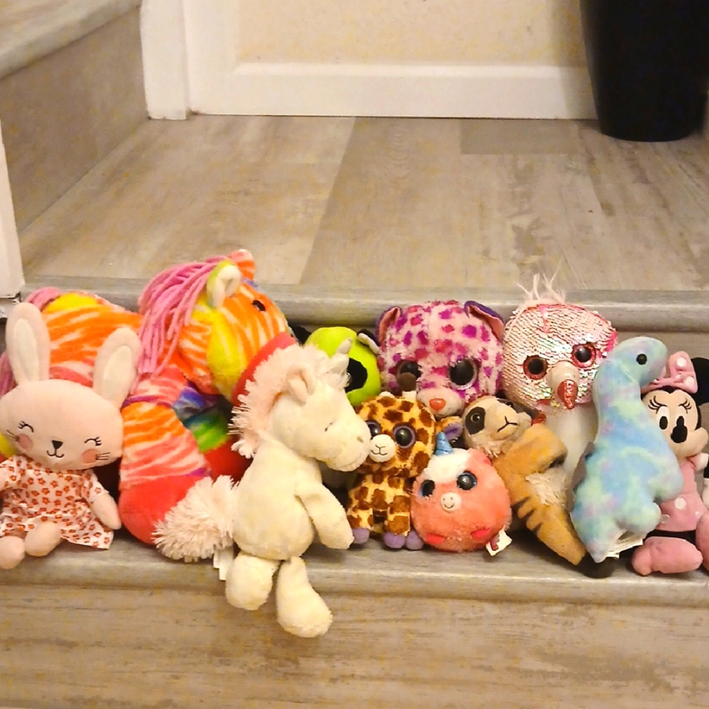 Colorful Plush Toy Collection Bundle (10)